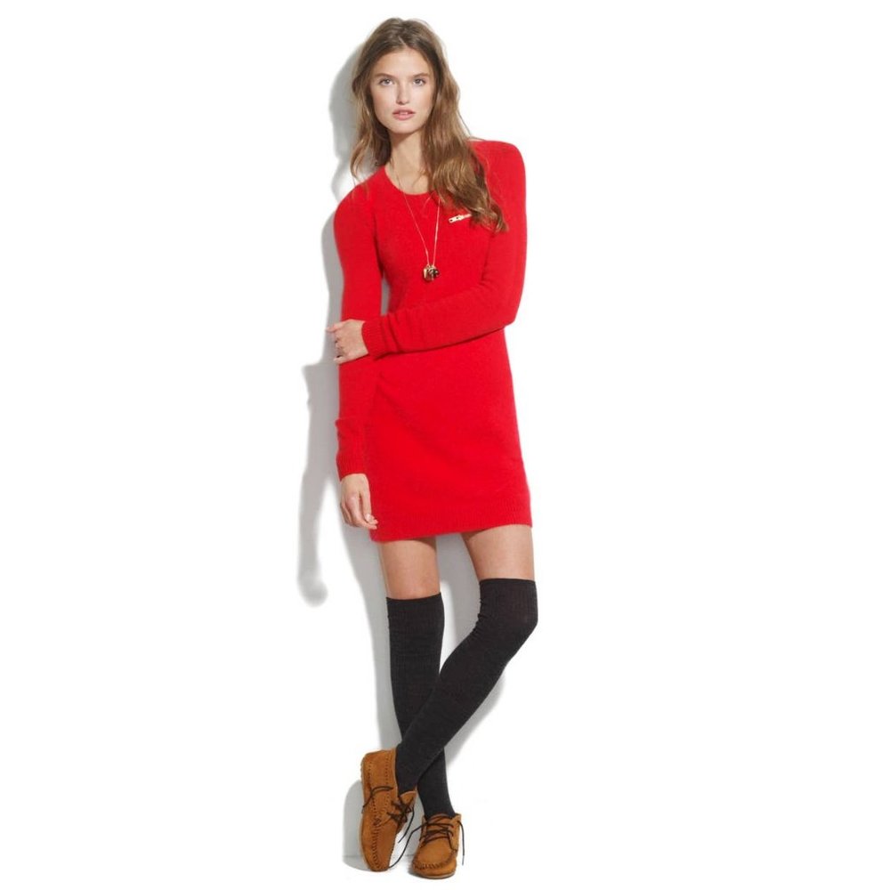 Wallace | Madewell Blue Cashmere Sweater Dress - Picture 6 of 6